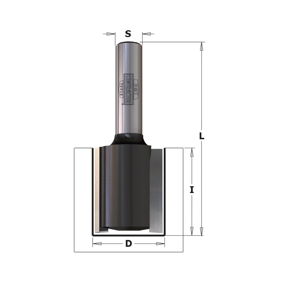 CMT Orange Tools K912-100 Straight Bits Hardware Hardware Tools Contractor router bits Woodworking Tools and accessories Ireland Maginn Machinery 02