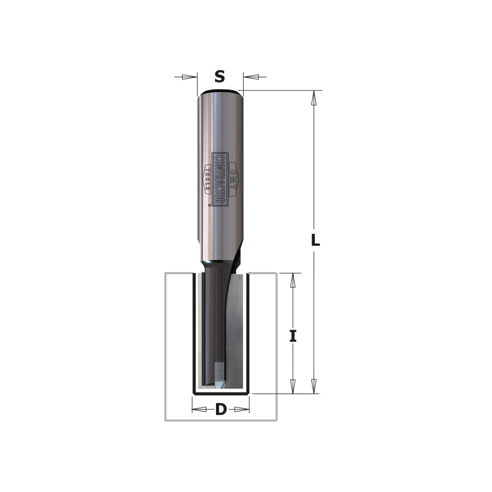 CMT Orange Tools K174-080 Straight Bits with Centre Tip Hardware Hardware Tools Contractor router bits Woodworking Tools and accessories Ireland Maginn Machinery 02