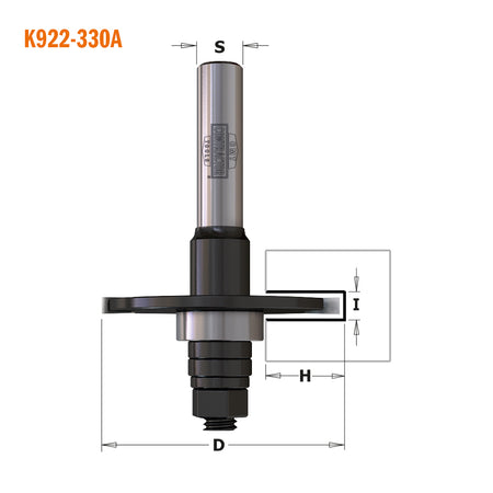 CMT Orange Tools K922-330A Slot Cutters Hardware Hardware Tools Contractor router bits Woodworking Tools and accessories Ireland Maginn Machinery 02