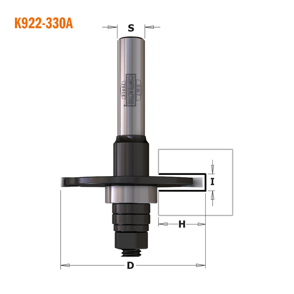 CMT Orange Tools K922-360A Slot Cutters Hardware Hardware Tools Contractor router bits Woodworking Tools and accessories Ireland Maginn Machinery 02