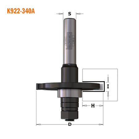 CMT Orange Tools K922-330A Slot Cutters Hardware Hardware Tools Contractor router bits Woodworking Tools and accessories Ireland Maginn Machinery 04