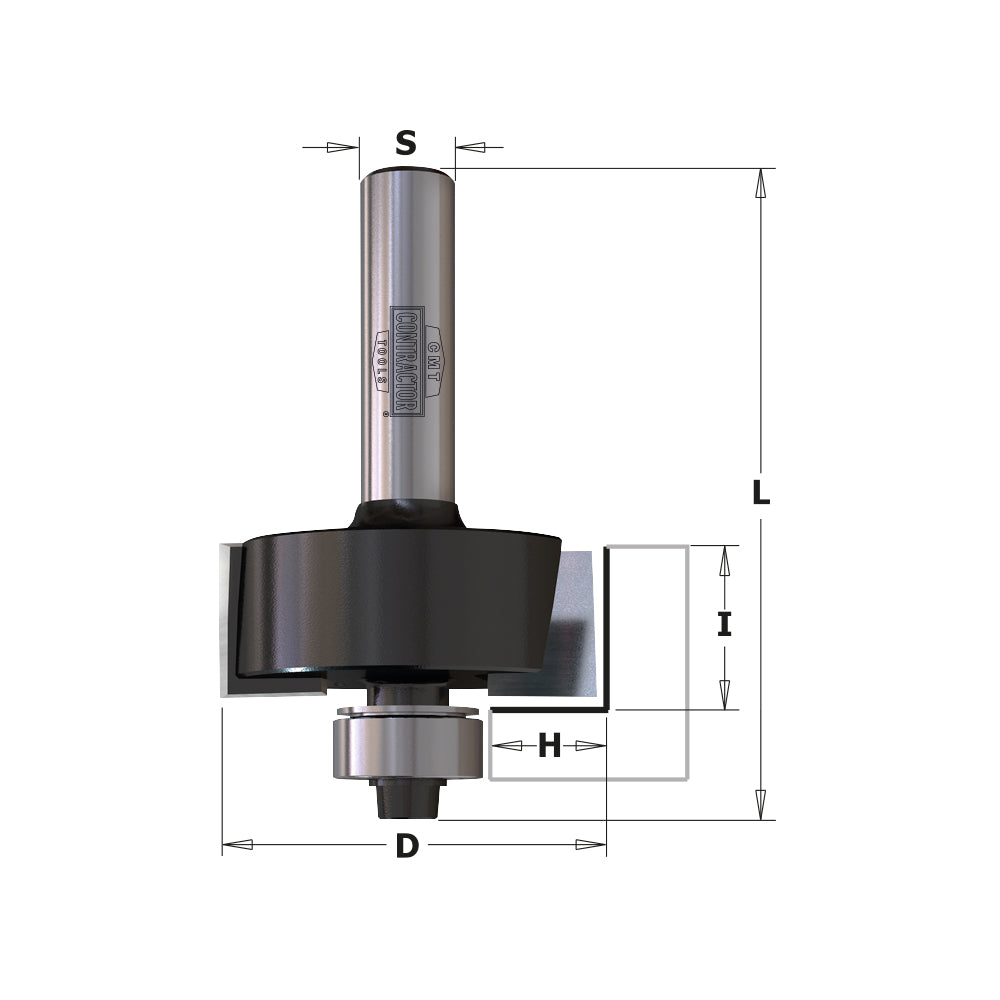 CMT Orange Tools K935-317 Rabbeting Bit Hardware Hardware Tools Contractor router bits Woodworking Tools and accessories Ireland Maginn Machinery 02