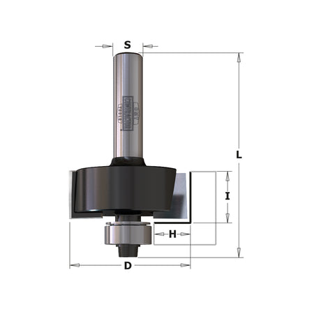 CMT Orange Tools K935-317 Rabbeting Bit Hardware Hardware Tools Contractor router bits Woodworking Tools and accessories Ireland Maginn Machinery 02