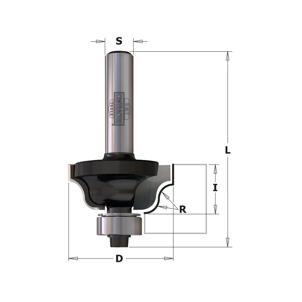 CMT Orange Tools K940-286 Roman Ogee Bit Hardware Hardware Tools Contractor router bits Woodworking Tools and accessories Ireland Maginn Machinery 02