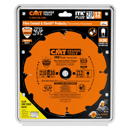 CMT Orange Tools 236.300.20M 236 DP SAW BLADES - ULTRA-HARD MATERIALS- LONG LIFE Hardware Hardware Tools Circular saw blades CMT Contractor Tools® - ITKPlus® Woodworking Tools and accessories Ireland Maginn Machinery 05