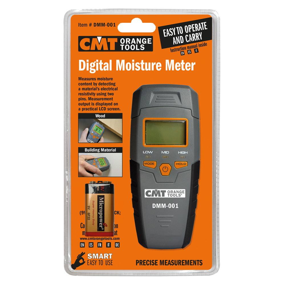 CMT Orange Tools DMM-001 Digital moisture meter Hardware Hardware Tools Systems and accessories Woodworking Tools and accessories Ireland Maginn Machinery 02