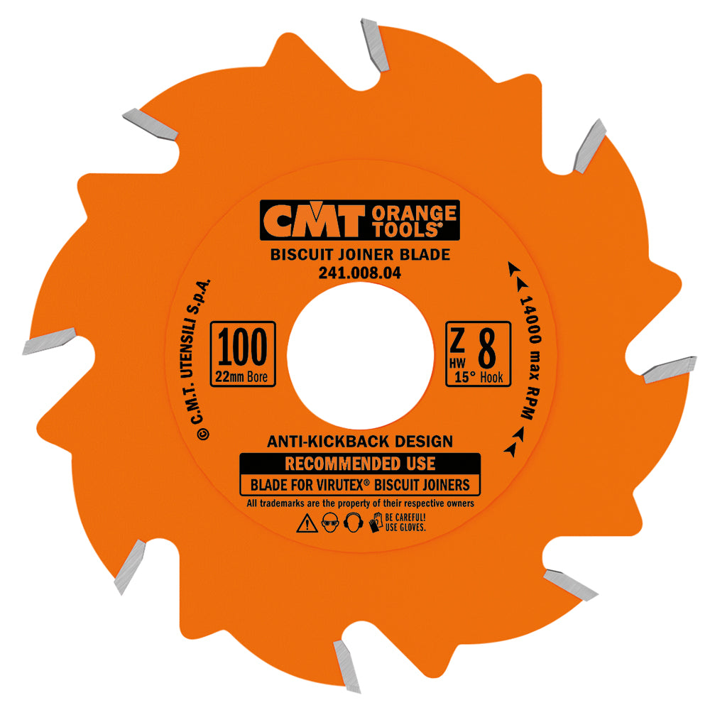 CMT Orange Tools 240.006.04 Biscuit joiner circular saw blades Industrial Industrial Tools Industrial circular saw blades Woodworking Tools and accessories Ireland Maginn Machinery 03