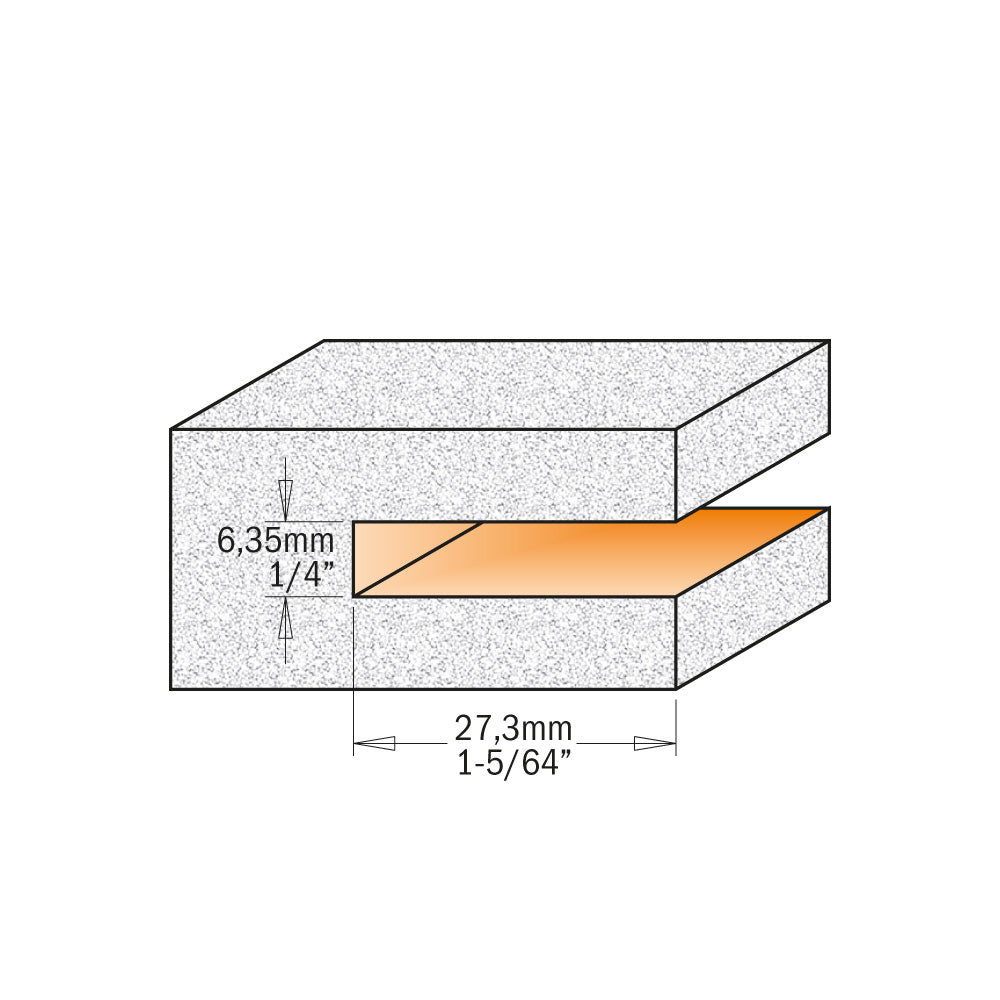 CMT Orange Tools 922.033.11B 4-Wing Cut Out Slot Cutters for Solid Surfaces industrial industrial Tools Industrial router bits Woodworking Tools and accessories Ireland Maginn Machinery 03