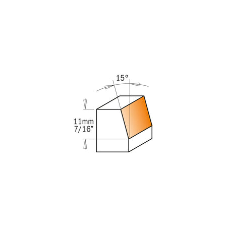 CMT Orange Tools 809.016.11 Non-blocking combination trimmer bits industrial industrial Tools Industrial router bits Woodworking Tools and accessories Ireland Maginn Machinery 03