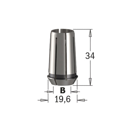 CMT Orange Tools 796.864.00 796 - Collets for CMT1E, CMT2E, DEWALT®, FELISATTI®, FEIN®, METABO® Hand-Held Routers Hardware Hardware Tools Spare parts and accessories Woodworking Tools and accessories Ireland Maginn Machinery 02