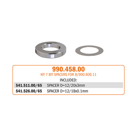 CMT Orange Tools 990.467.00 990.4 - Shield, spacer ring, key and screw kit Hardware Hardware Tools Spare parts and accessories Woodworking Tools and accessories Ireland Maginn Machinery 03