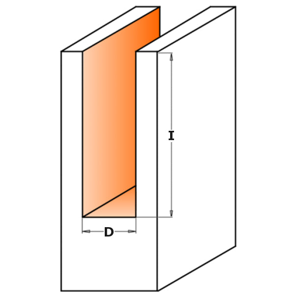 CMT Orange Tools 912.660.11 Straight router bits, long series industrial industrial Tools Industrial router bits Woodworking Tools and accessories Ireland Maginn Machinery 07