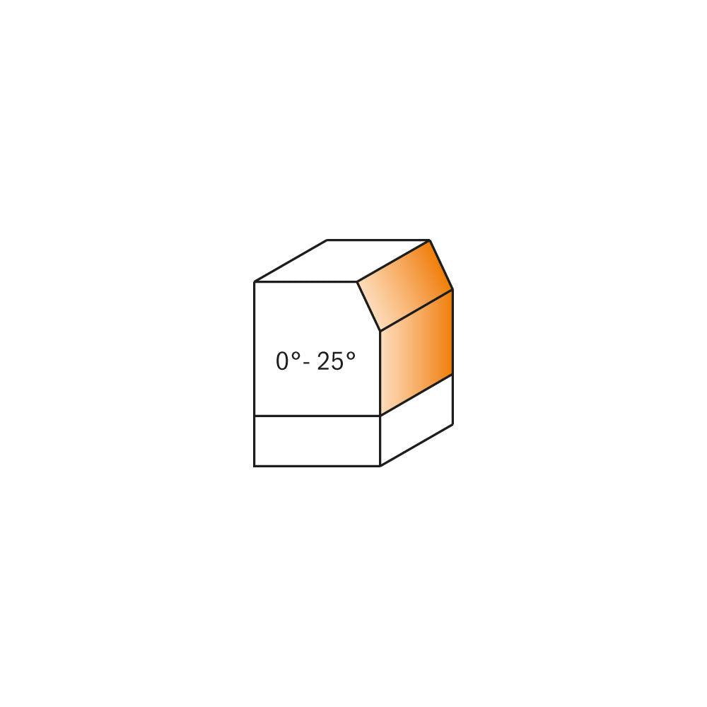 CMT Orange Tools 707.210.11 Bevel trim router bits industrial industrial Tools Industrial router bits Woodworking Tools and accessories Ireland Maginn Machinery 03