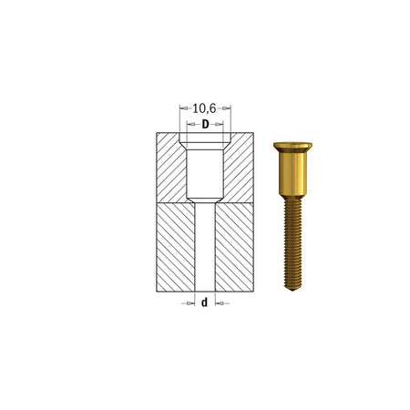 CMT Orange Tools 515.042.31 Drill Bit with Countersink for Screw Joints Hardware Hardware Tools Boring bits & Forstner bits Woodworking Tools and accessories Ireland Maginn Machinery 02