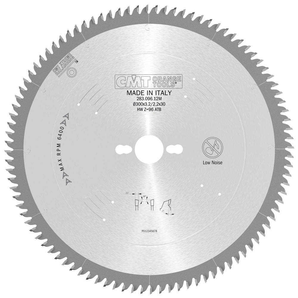 CMT Orange Tools 283.064.09M Ultra Fine Finishing Saw Blade Industrial Industrial Tools Industrial circular saw blades Woodworking Tools and accessories Ireland Maginn Machinery 02