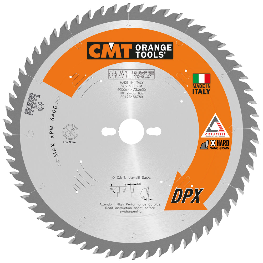 CMT Orange Tools 282.400.72X Industrial panel sizing circular saw blades Industrial Industrial Tools Industrial circular saw blades Woodworking Tools and accessories Ireland Maginn Machinery