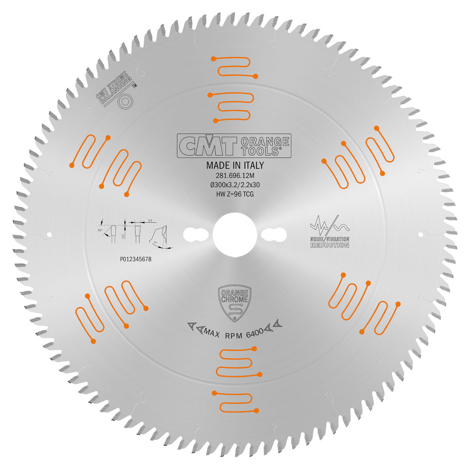 CMT Orange Tools 281.680.10M Saw Blade for Single-Sided - Laminate & Melamine Industrial Industrial Tools Industrial circular saw blades Woodworking Tools and accessories Ireland Maginn Machinery 02