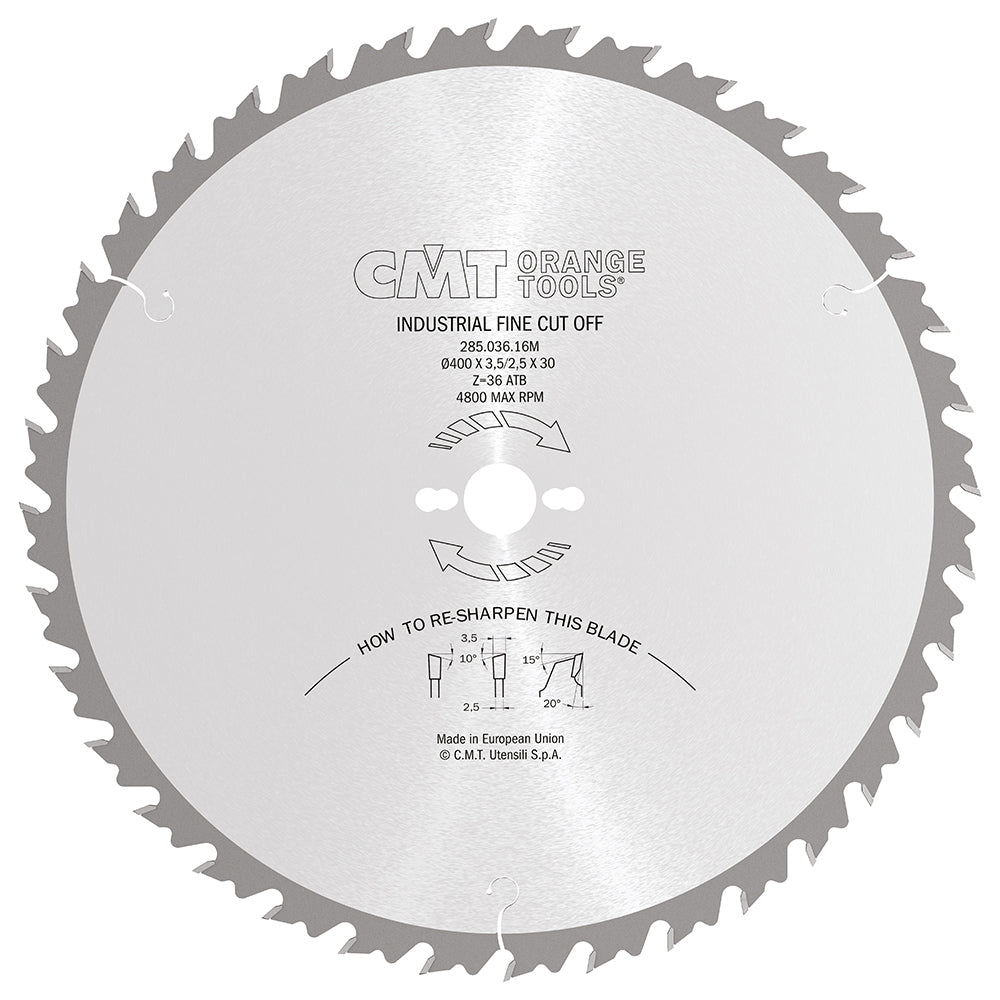 CMT Orange Tools 285.036.13M Ripping Saw Blade Industrial Industrial Tools Industrial circular saw blades Woodworking Tools and accessories Ireland Maginn Machinery 02