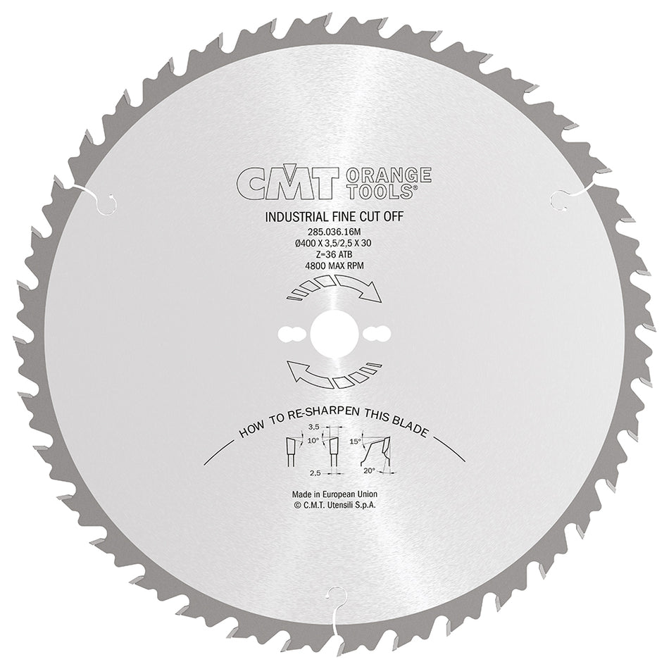 CMT Orange Tools 285.036.13M Ripping Saw Blade Industrial Industrial Tools Industrial circular saw blades Woodworking Tools and accessories Ireland Maginn Machinery 02