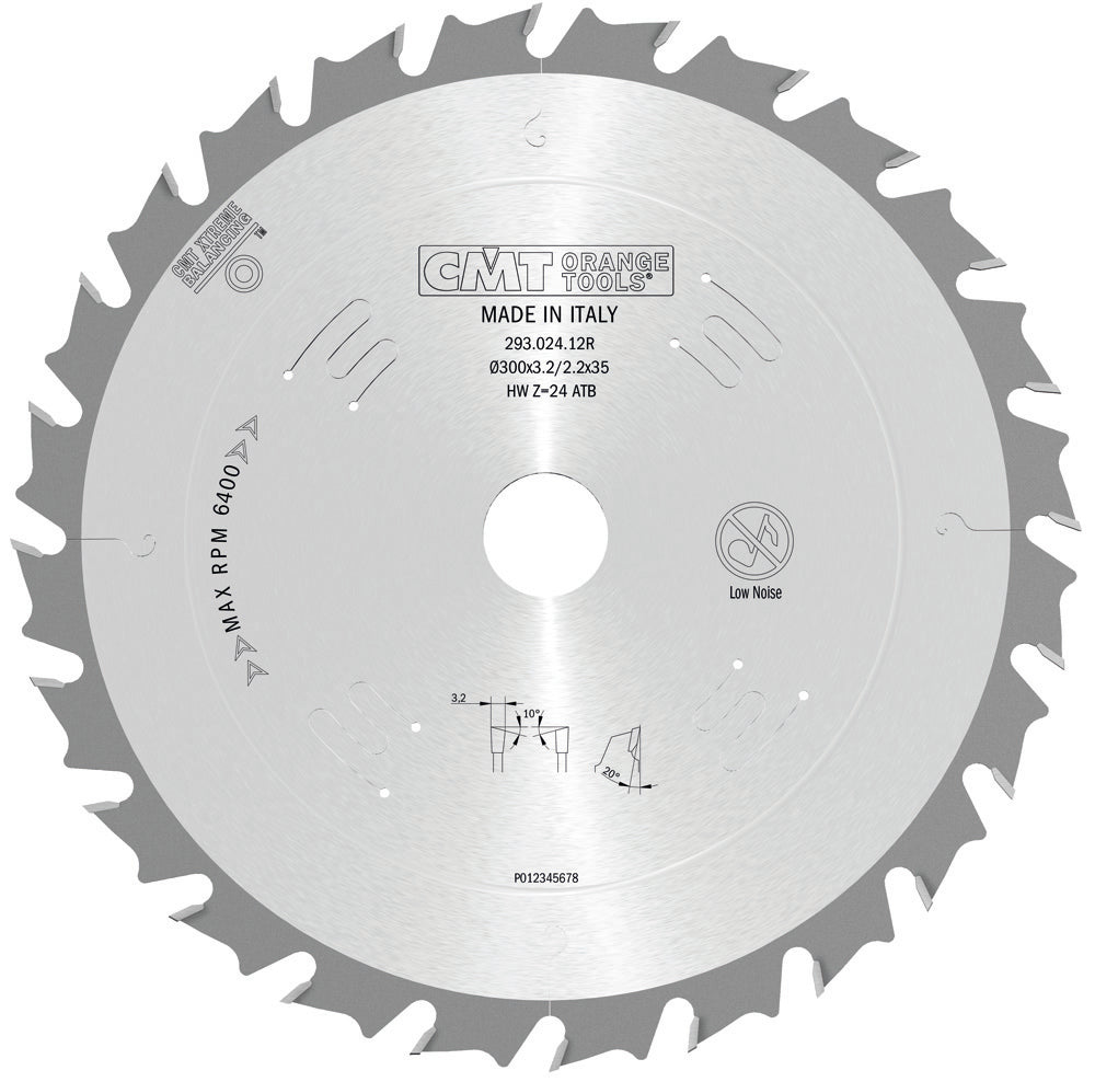 CMT Orange Tools 285.036.13M Ripping Saw Blade Industrial Industrial Tools Industrial circular saw blades Woodworking Tools and accessories Ireland Maginn Machinery 06