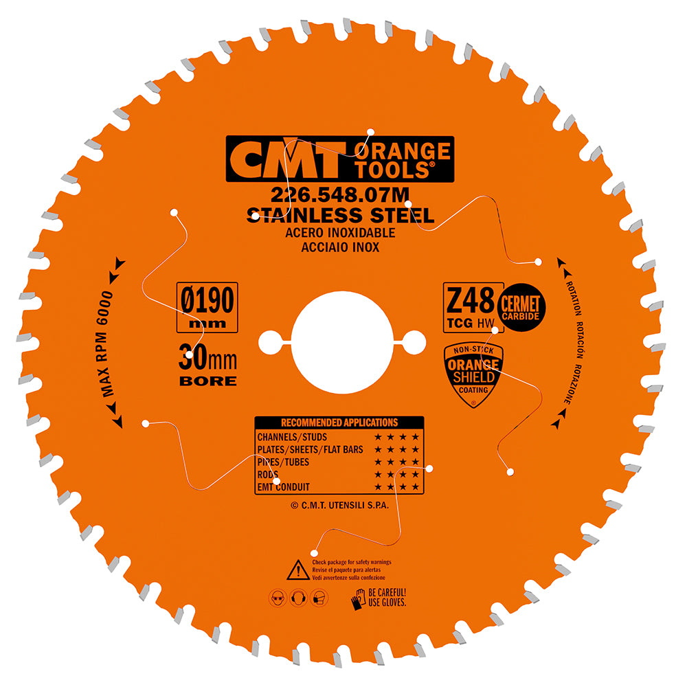 CMT Orange Tools 226.556.09M Industrial circular saw blades for Stainless Steel Industrial Industrial Tools Industrial circular saw blades Woodworking Tools and accessories Ireland Maginn Machinery 09