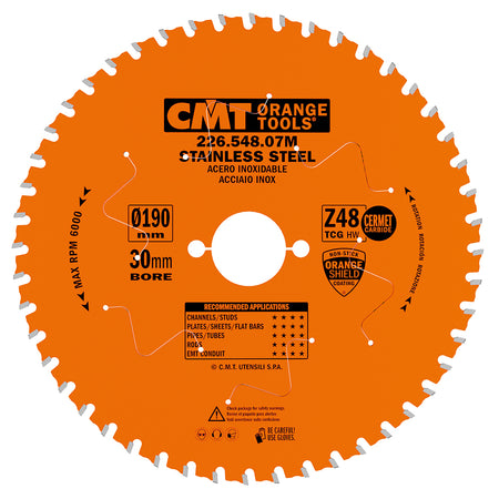 CMT Orange Tools 226.572.10M Industrial circular saw blades for Stainless Steel Industrial Industrial Tools Industrial circular saw blades Woodworking Tools and accessories Ireland Maginn Machinery 09