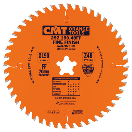 CMT Orange Tools 292.230.48M Fine cut-off circular saw blades Finishing Industrial Industrial Tools Industrial circular saw blades Woodworking Tools and accessories Ireland Maginn Machinery 03