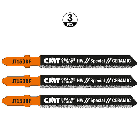 CMT Orange Tools JT150RF-3 JIGSAW BLADE FOR SOFT CERAMIC Hardware Hardware Tools Jig saw blades Woodworking Tools and accessories Ireland Maginn Machinery 03