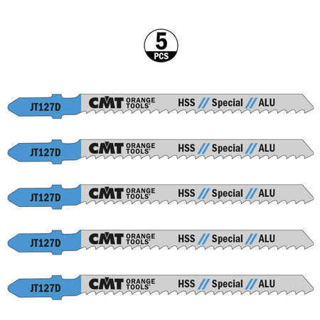 CMT Orange Tools JT127D-5 Special for aluminium, pipes and profiles Hardware Hardware Tools Jig saw blades Woodworking Tools and accessories Ireland Maginn Machinery 03