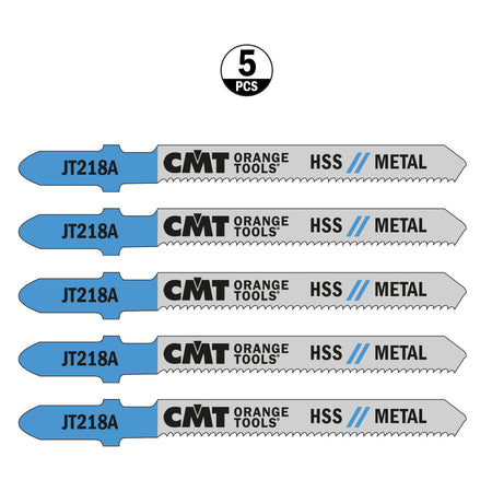 CMT Orange Tools JT218A-5 Curve cuts on thin sheet metals, ferrous and non-ferrous Hardware Hardware Tools Jig saw blades Woodworking Tools and accessories Ireland Maginn Machinery 03