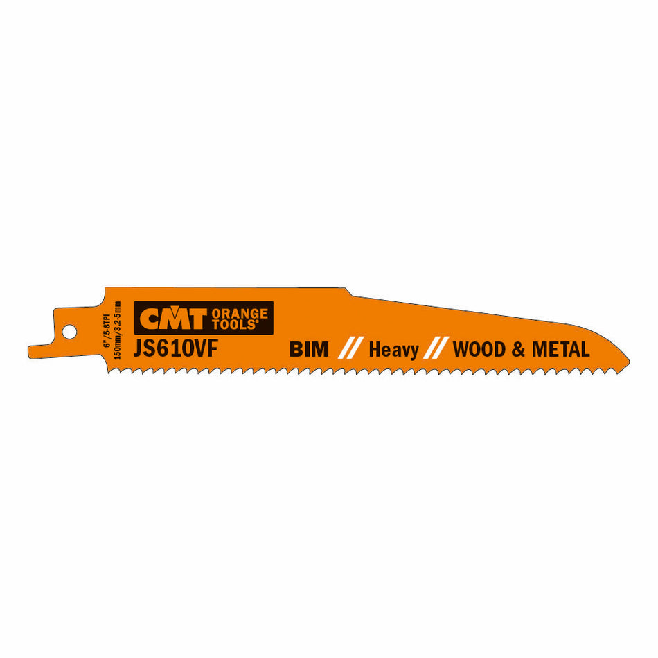 CMT Orange Tools JS610VF-5 For rescue/demolition work. Hardware Hardware Tools Sabre - Reciprocating saw blades Woodworking Tools and accessories Ireland Maginn Machinery