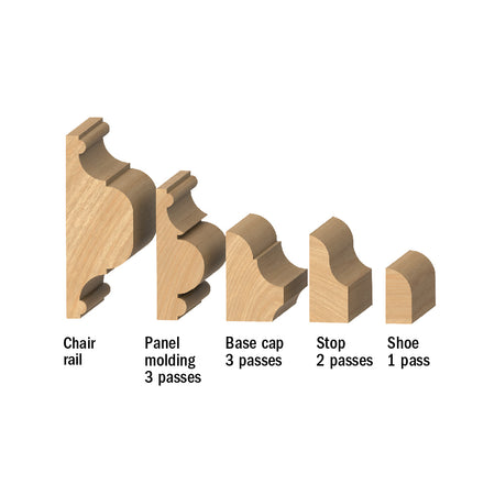 CMT Orange Tools 956.852.11 CMT Moulding System industrial industrial Tools Industrial router bits Woodworking Tools and accessories Ireland Maginn Machinery 05