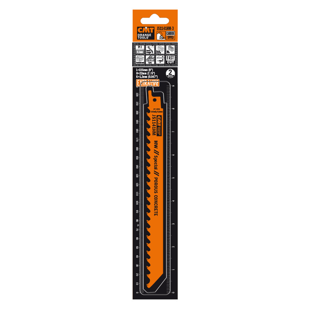 CMT Orange Tools JS1141HM-2 Special Sabre Saw Blades Hardware Hardware Tools Sabre - Reciprocating saw blades Woodworking Tools and accessories Ireland Maginn Machinery 04