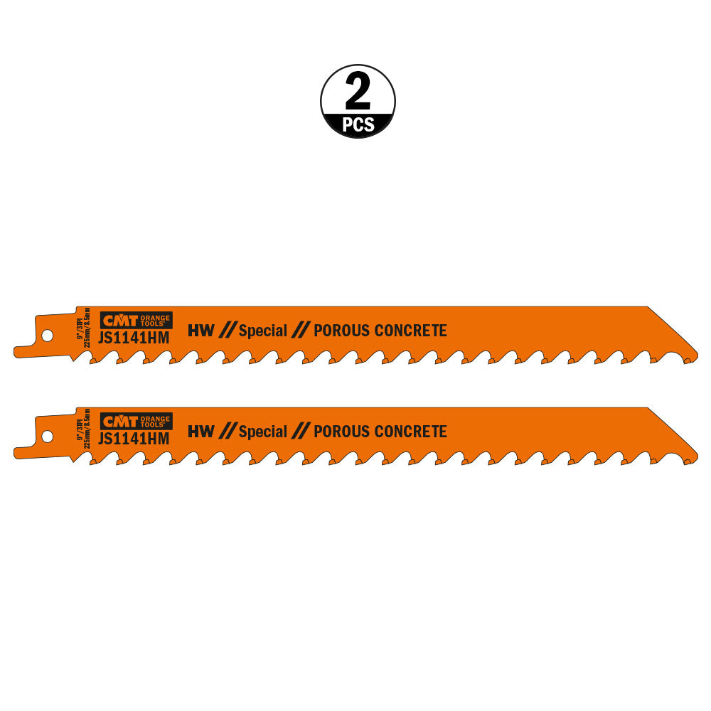 CMT Orange Tools JS1141HM-2 Special Sabre Saw Blades Hardware Hardware Tools Sabre - Reciprocating saw blades Woodworking Tools and accessories Ireland Maginn Machinery 03