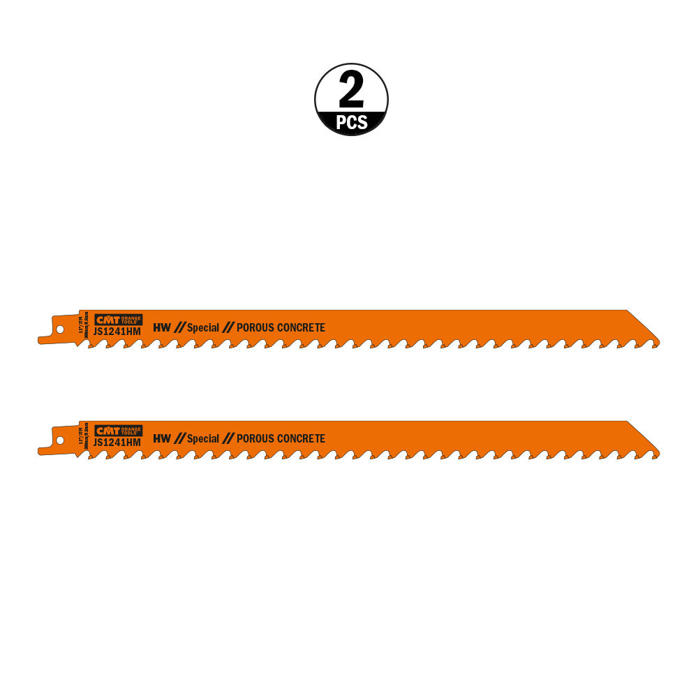 CMT Orange Tools JS1241HM-2 Special Sabre Saw Blades Hardware Hardware Tools Sabre - Reciprocating saw blades Woodworking Tools and accessories Ireland Maginn Machinery 03