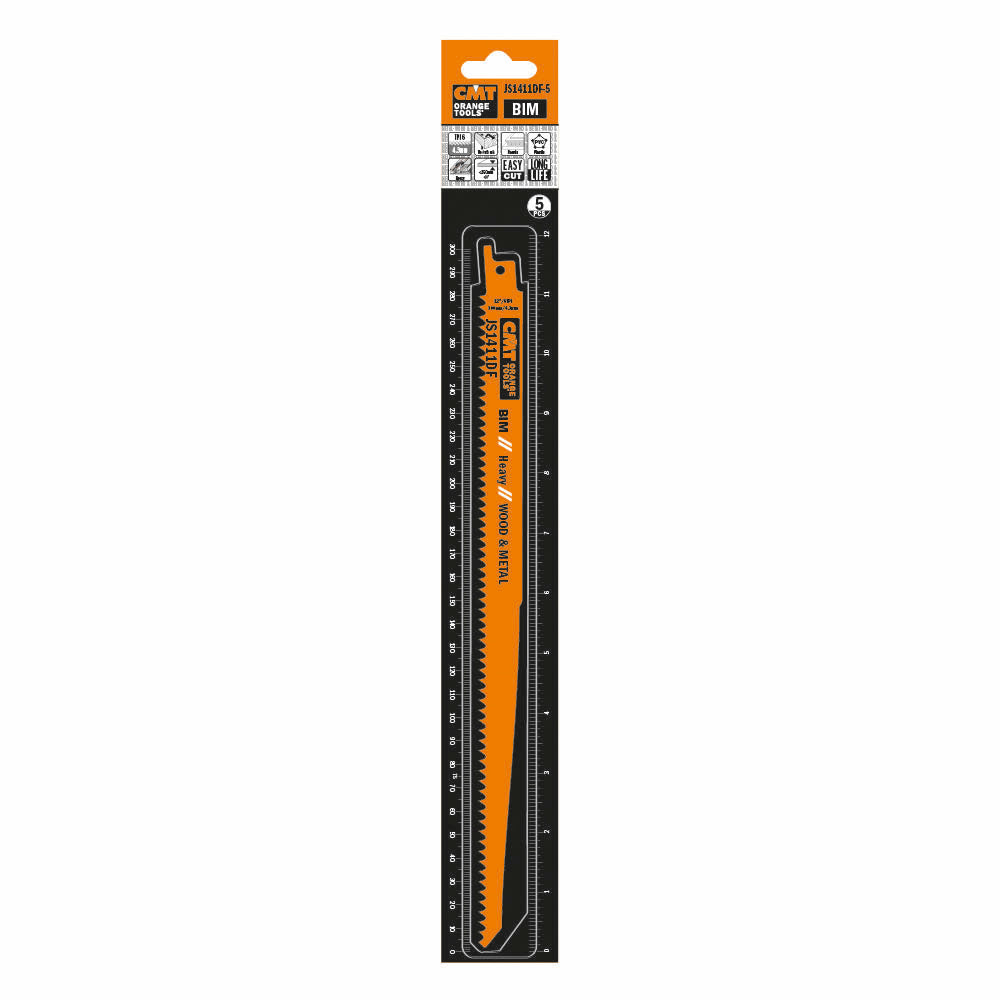 Js1411 CMT JS1411DF-5 5 SABRE SAW BLADES FOR WOOD/METALS (BIM) 300x4,3x6TPI ...