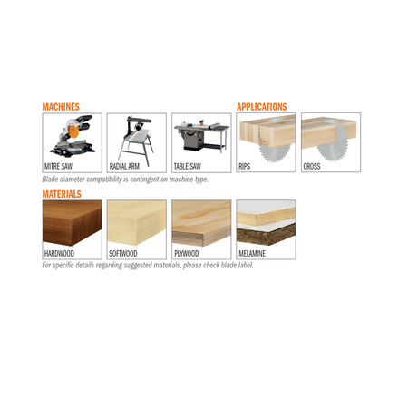 CMT Orange Tools 285.048.12R Ripping & Crosscut (General Purpose) Industrial Industrial Tools Industrial circular saw blades Woodworking Tools and accessories Ireland Maginn Machinery 04