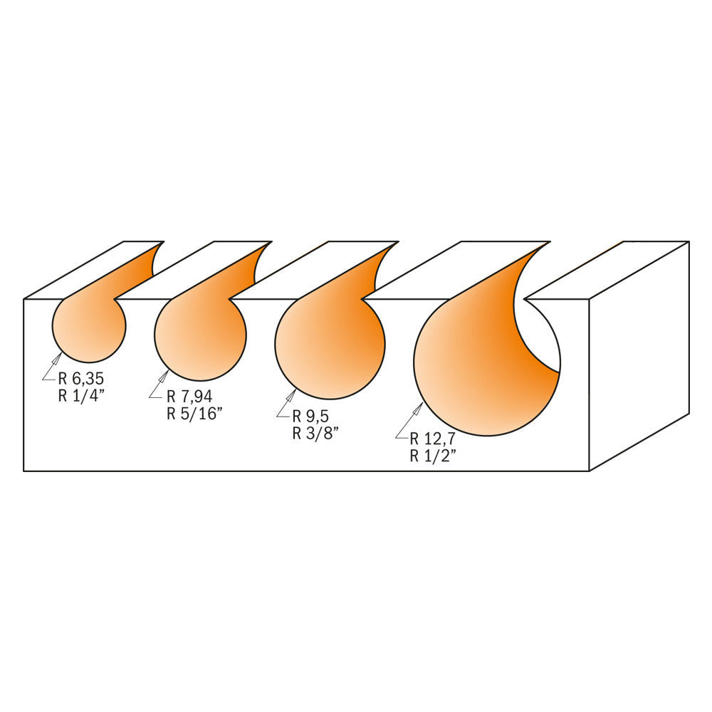 CMT Orange Tools 868.627.11 Ball End Bit industrial industrial Tools Industrial router bits Woodworking Tools and accessories Ireland Maginn Machinery 03