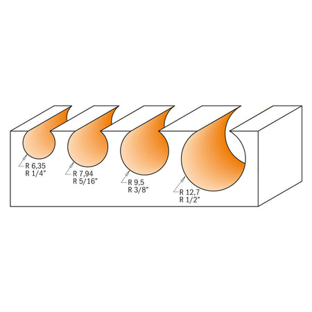 CMT Orange Tools 868.627.11 Ball End Bit industrial industrial Tools Industrial router bits Woodworking Tools and accessories Ireland Maginn Machinery 03