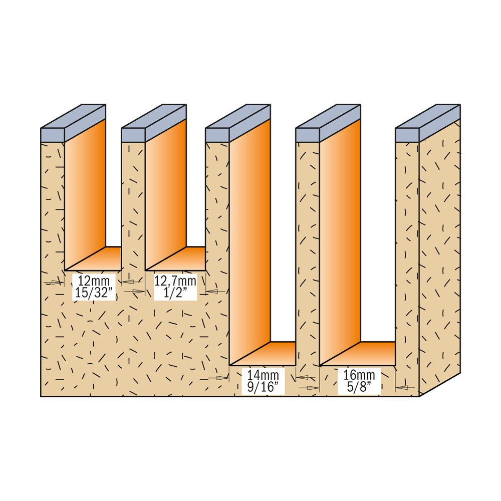 CMT Orange Tools 652.120.11 Straight router bits with insert knives for laminates Industrial Industrial Tools Router bits with insert knives Woodworking Tools and accessories Ireland Maginn Machinery 02