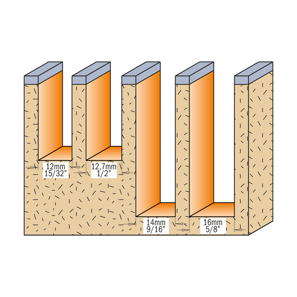 CMT Orange Tools 652.141.11 Straight router bits with insert knives for laminates Industrial Industrial Tools Router bits with insert knives Woodworking Tools and accessories Ireland Maginn Machinery 02