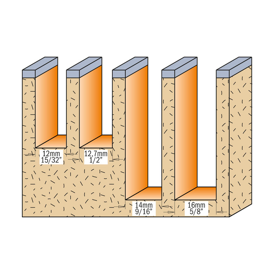 CMT Orange Tools 652.161.11 Straight router bits with insert knives for laminates Industrial Industrial Tools Router bits with insert knives Woodworking Tools and accessories Ireland Maginn Machinery 02