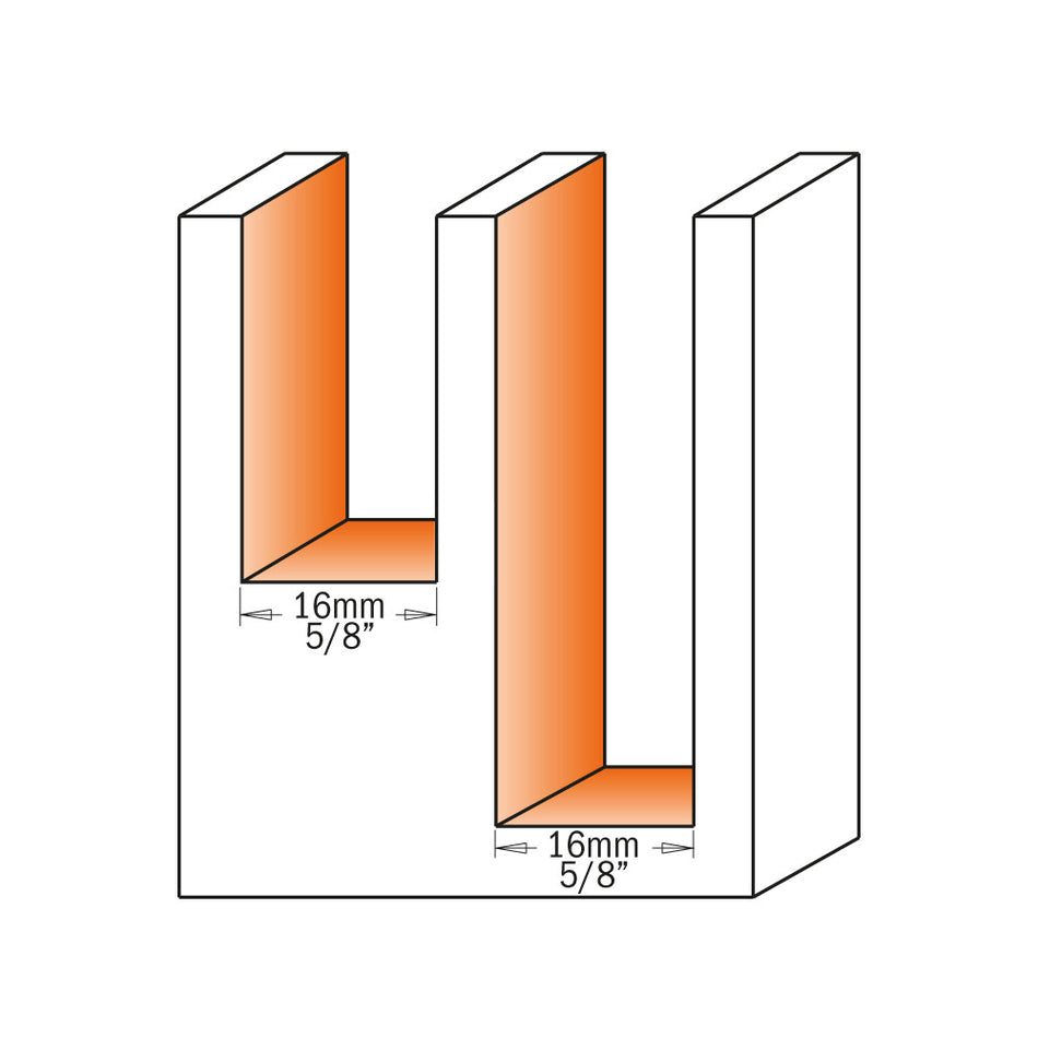 CMT Orange Tools 654.162.11 Straight router bits with insert knives Industrial Industrial Tools Router bits with insert knives Woodworking Tools and accessories Ireland Maginn Machinery 02