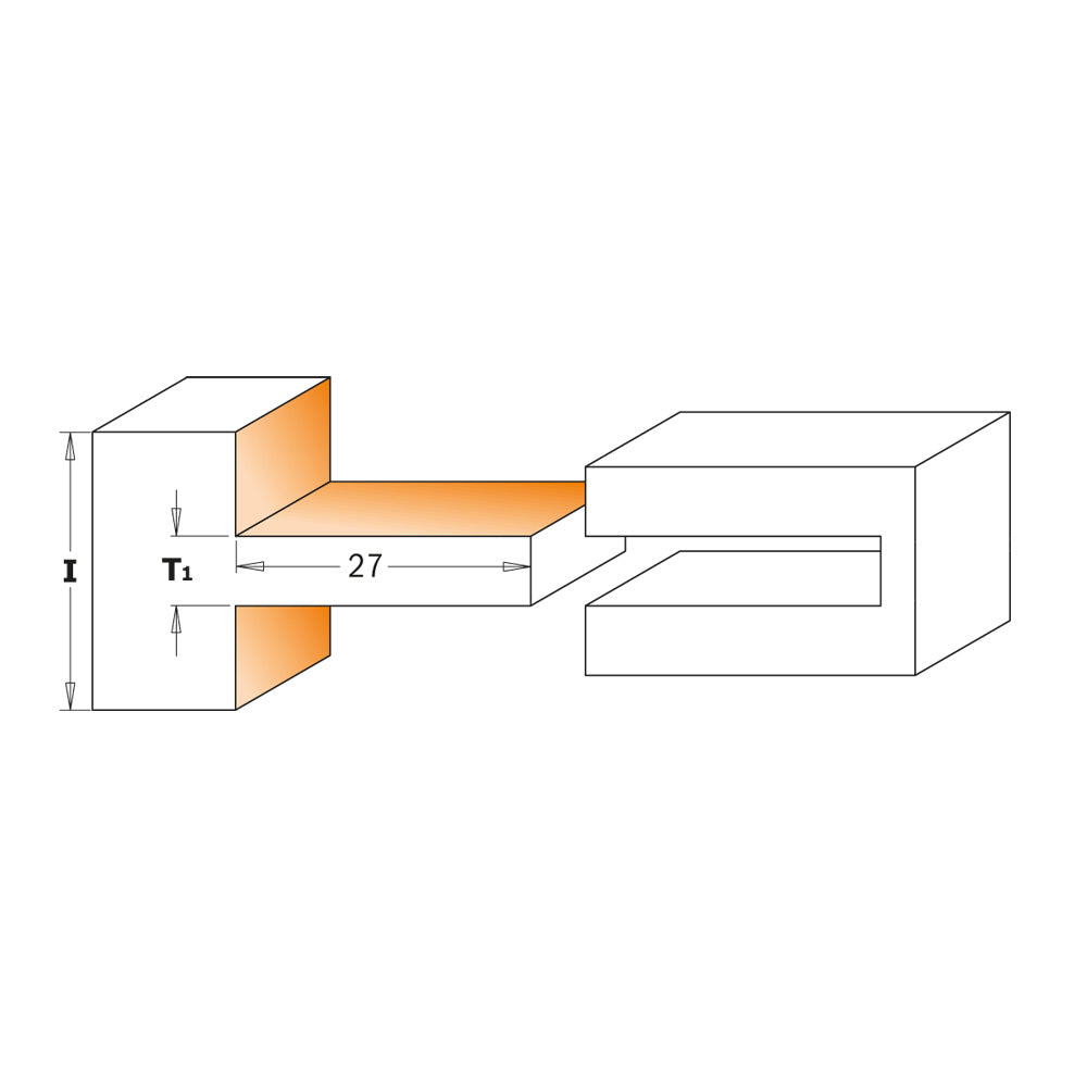 CMT Orange Tools 900.627.11 Tenon cutting router bits industrial industrial Tools Industrial router bits Woodworking Tools and accessories Ireland Maginn Machinery 03