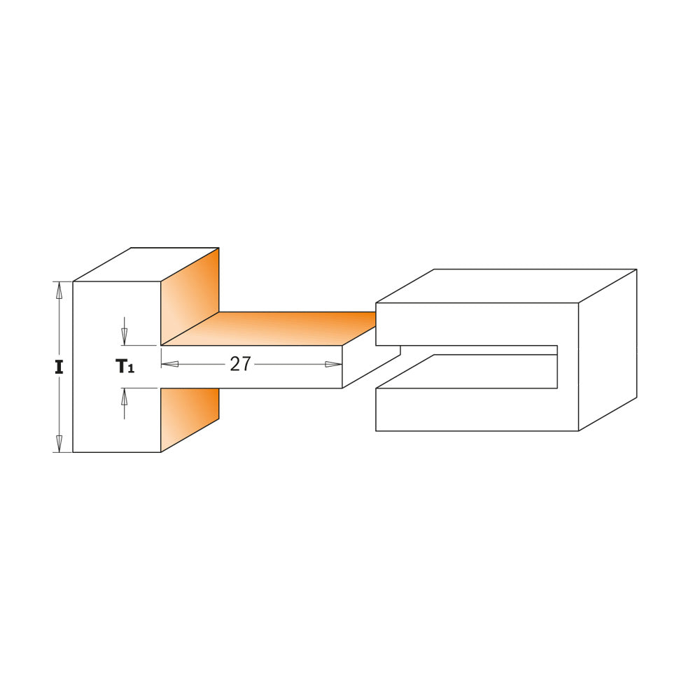 CMT Orange Tools 800.628.11 Tenon cutting router bits industrial industrial Tools Industrial router bits Woodworking Tools and accessories Ireland Maginn Machinery 03