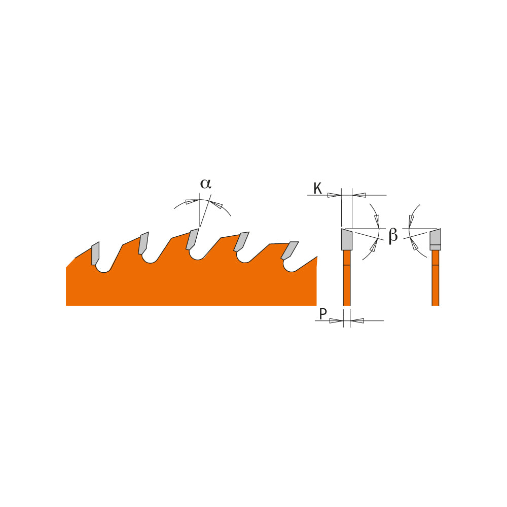 CMT Orange Tools 292.160.40H Fine cut-off circular saw blades Industrial Industrial Tools Industrial circular saw blades Woodworking Tools and accessories Ireland Maginn Machinery 03