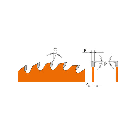 CMT Orange Tools 292.160.40H Fine cut-off circular saw blades Industrial Industrial Tools Industrial circular saw blades Woodworking Tools and accessories Ireland Maginn Machinery 03