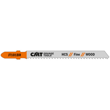 CMT Orange Tools JT101BR-5 Straight cuts fine finishing , hard/softwood, plywood, OSB, laminated panels, plastics Hardware Hardware Tools Jig saw blades Woodworking Tools and accessories Ireland Maginn Machinery