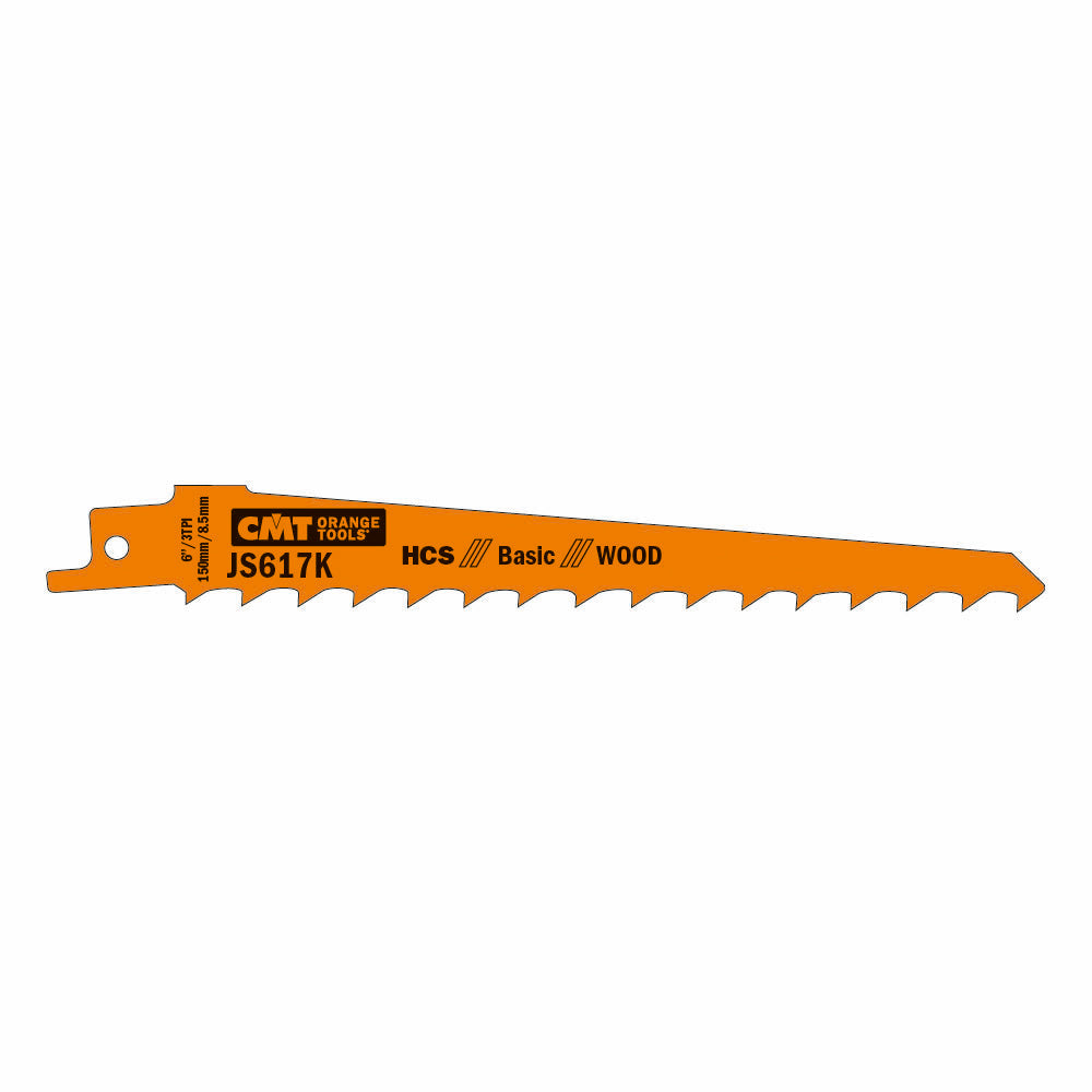 CMT Orange Tools JS617K-5 Sabre Saw Blade to cut coarse wood Hardware Hardware Tools Sabre - Reciprocating saw blades Woodworking Tools and accessories Ireland Maginn Machinery