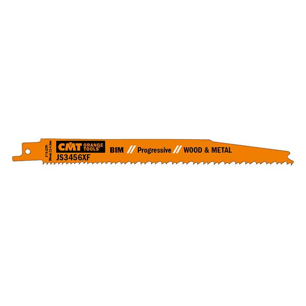 CMT Orange Tools JS3456XF-20 Wood with nails or metal, chipboard, sheet metal, aluminium profiles, glass fiber reinforced plastic/epoxy Hardware Hardware Tools Sabre - Reciprocating saw blades Woodworking Tools and accessories Ireland Maginn Machinery